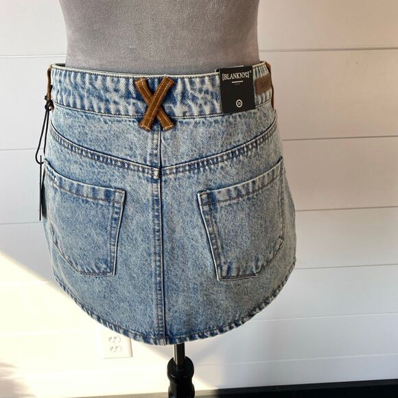 BLANKNYC RODEO DRIVE DENIM SKIRT Size 26 - Picture 6 of 10